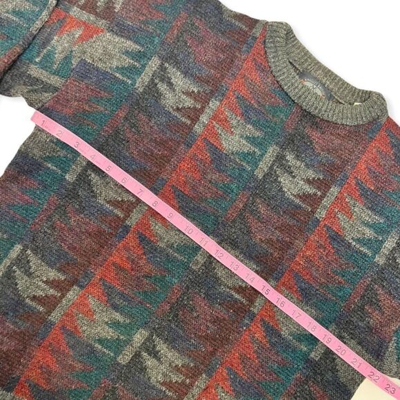 Vintage Knights Bridge Crewneck Wool Blend Dad Sweater - Picture 8 of 11